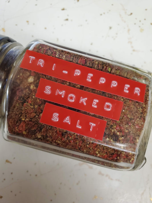 Tri-Peppercorn Smoked Salt